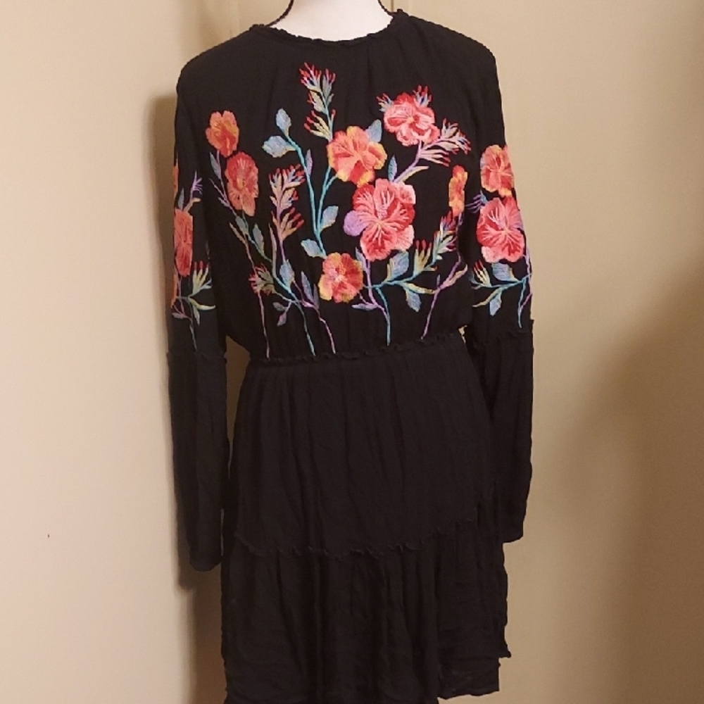 Savanna Jane Black Mini Dress
